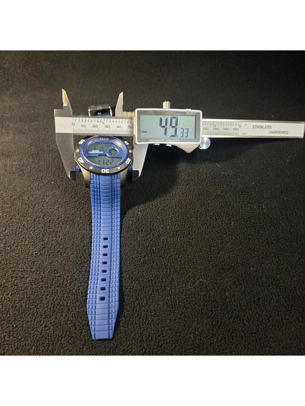 IZOD Digital Alarm Chronograph Watch – Blue/Black – Sport Watch